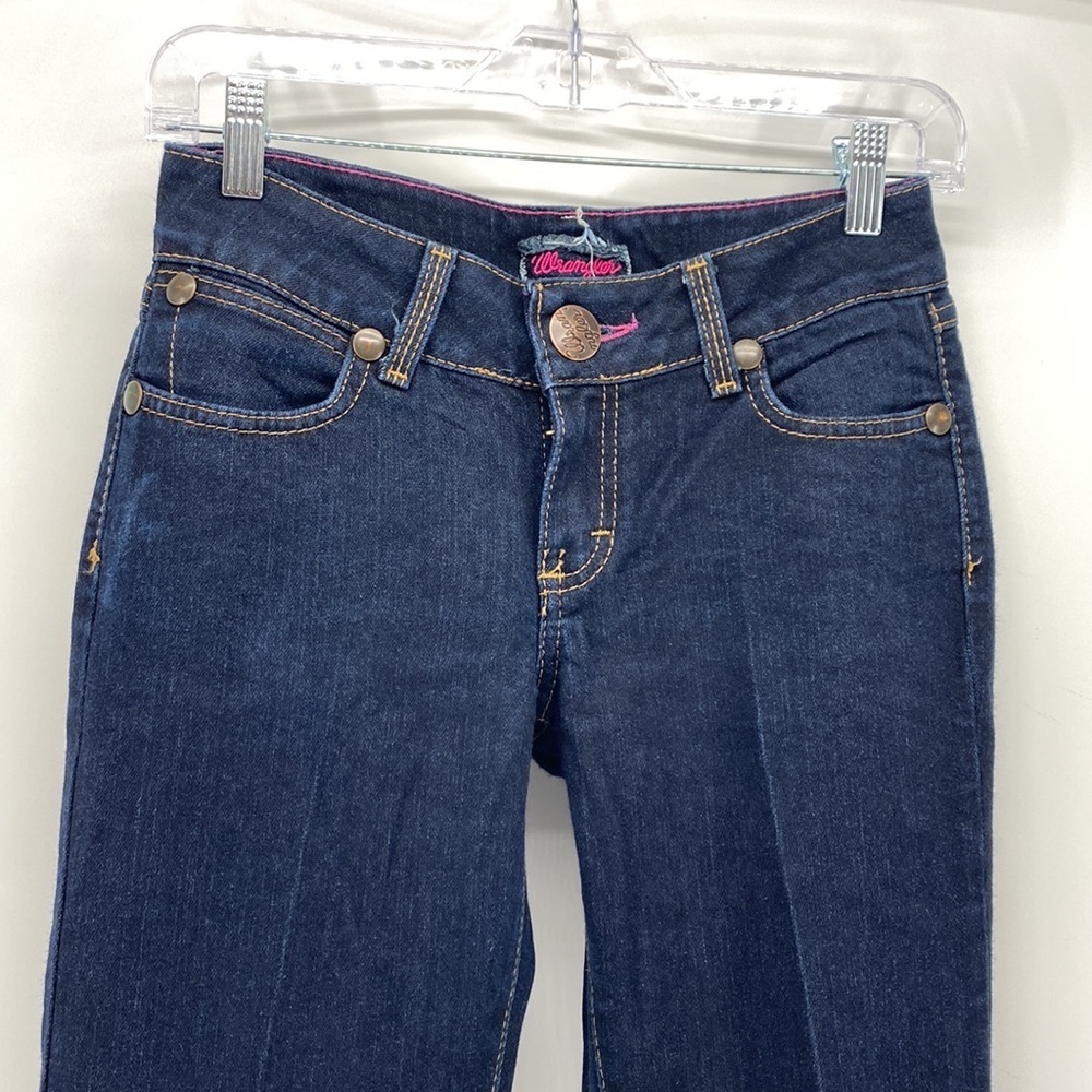 Wrangler Premium Patch Brown Leather Patch Bootcu… - image 2